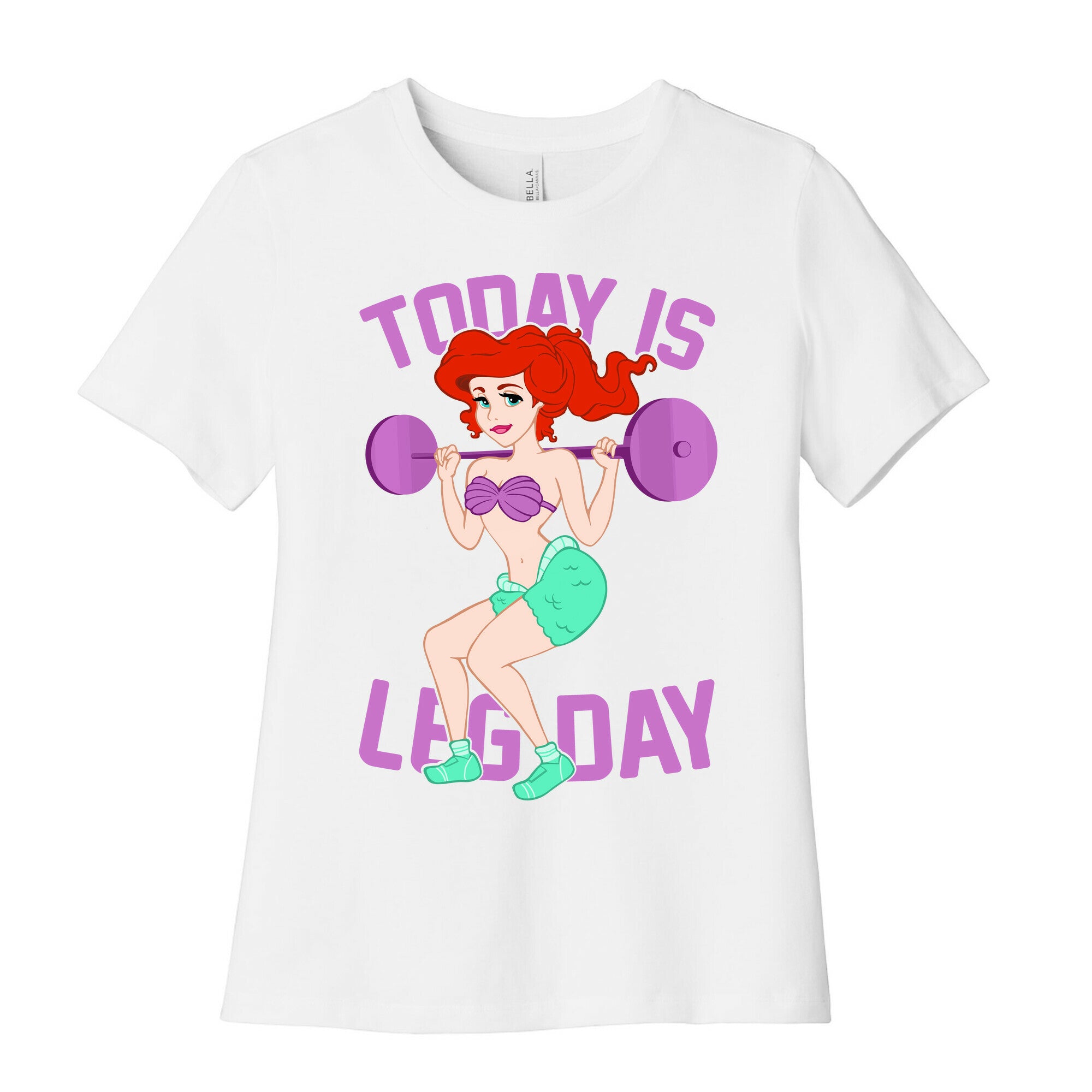 Today Is Leg Day Women's Cotton Tee
